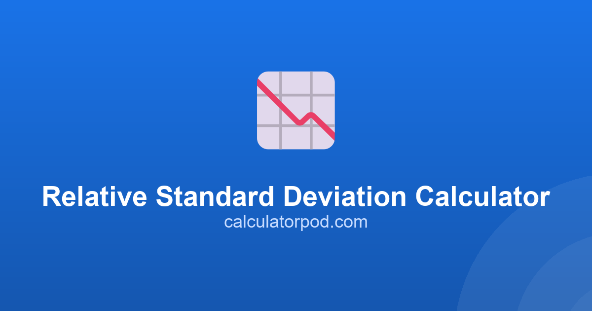 Relative Standard Deviation (RSD)